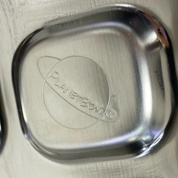 PlanetBox Stainless Steel Compartment Tray Reusable Rover Lunch Box Bento Box - Picture 2 of 14